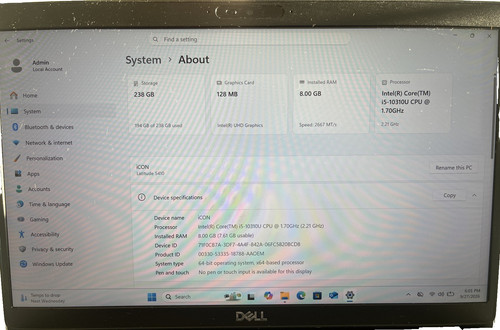 Dell latitude 5410 inch - latitude,